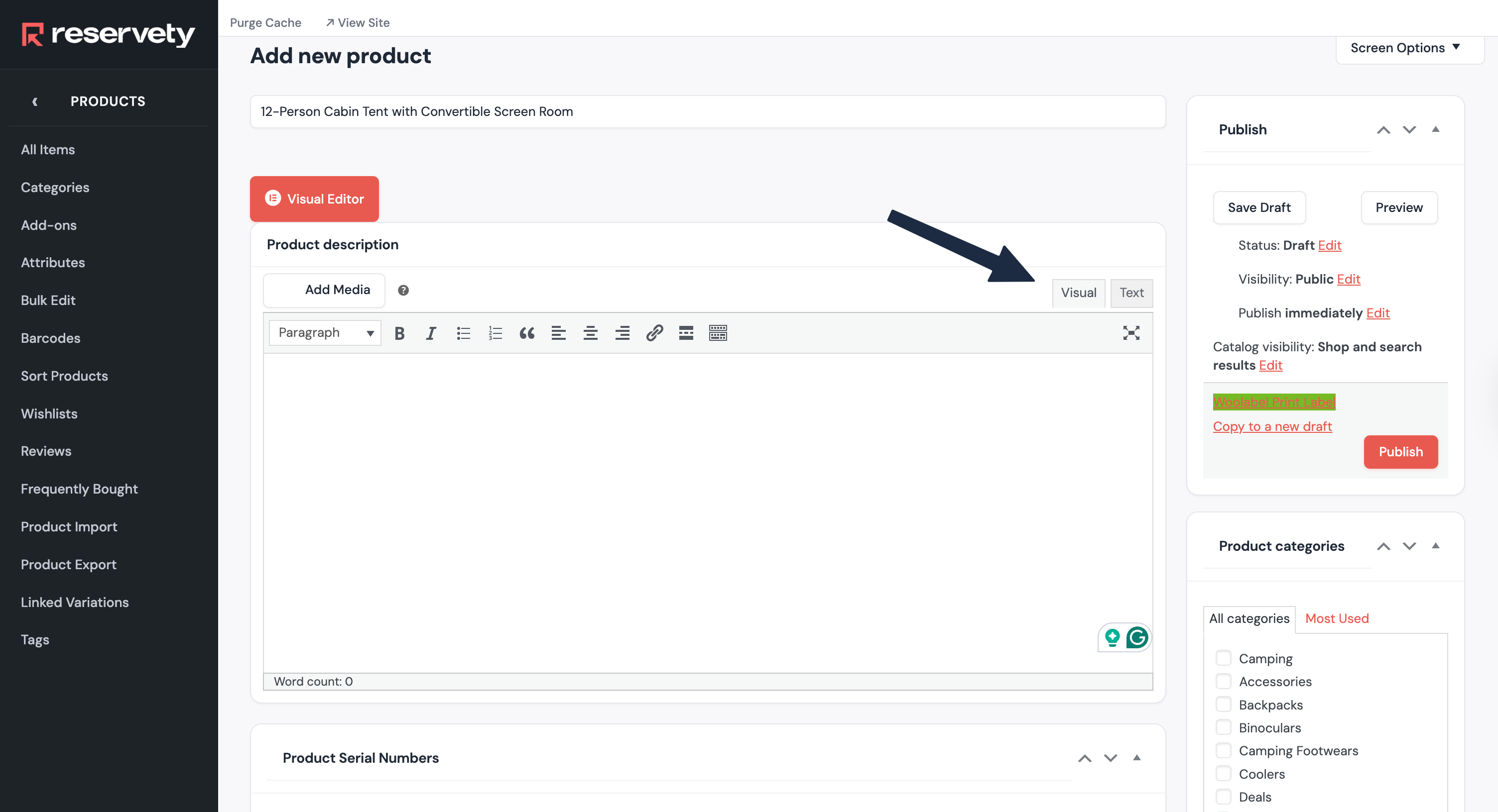 Step 3: Write product description
