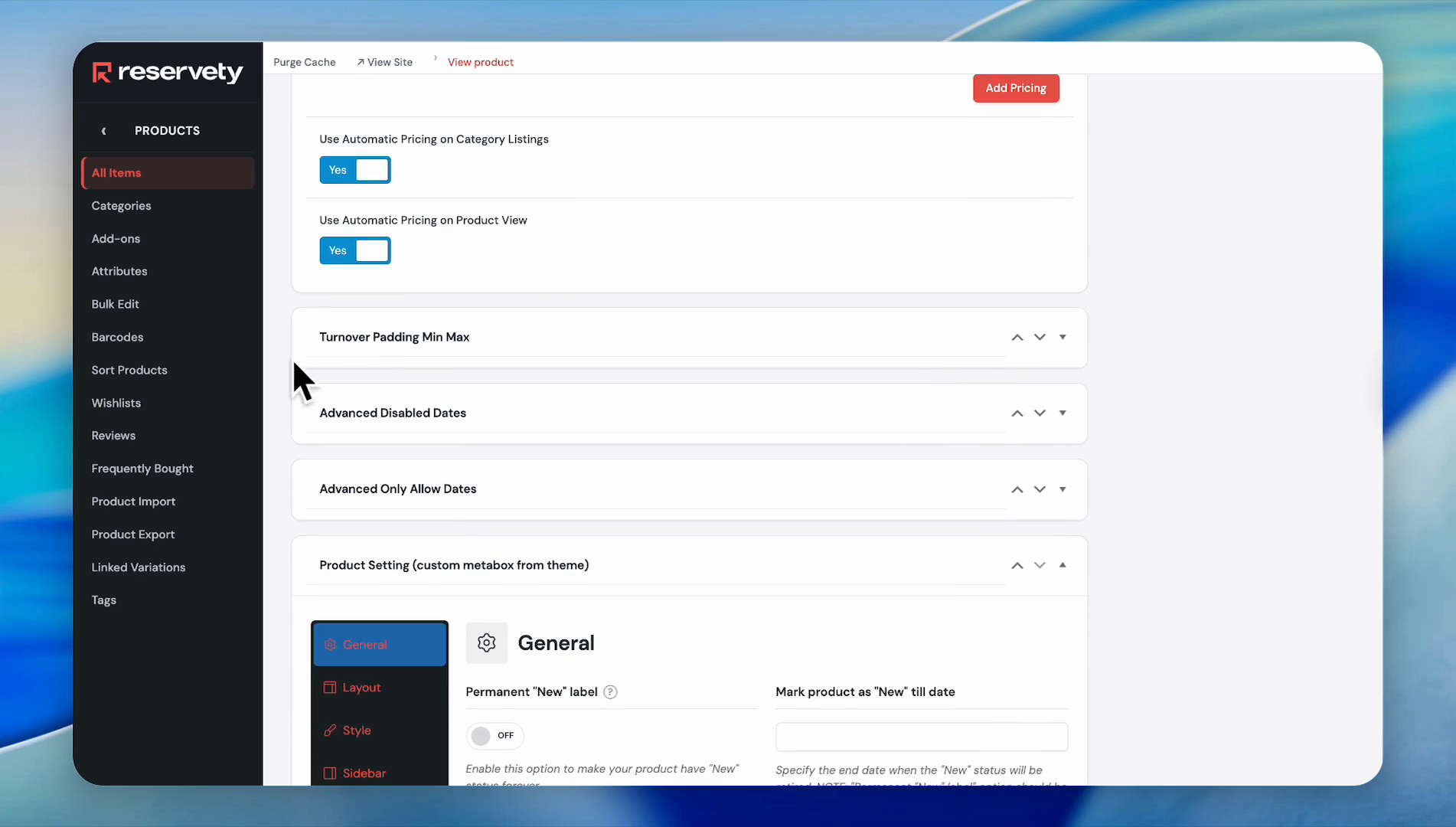 Step 14: Enable stock tracking